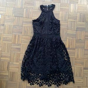 Black cocktail dress